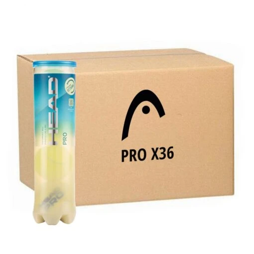 Carton 36 Tubes De 4 Balles Head Pro -Tennis Soldes carton 36 tubes de 4 balles head pro