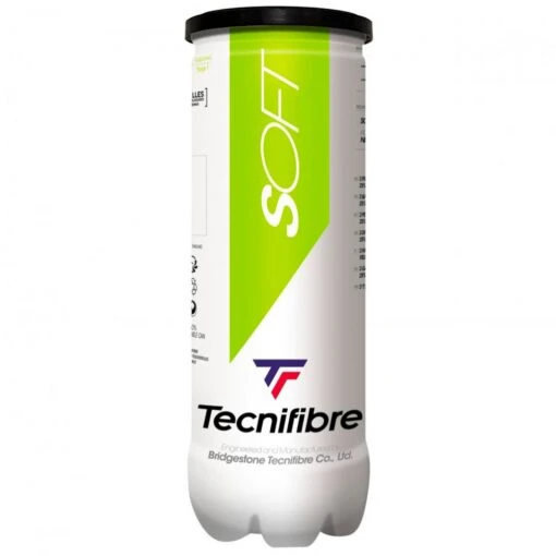 Tube De 3 Balles Tecnifibre Soft -Tennis Soldes tube de 3 balles tecnifibre soft