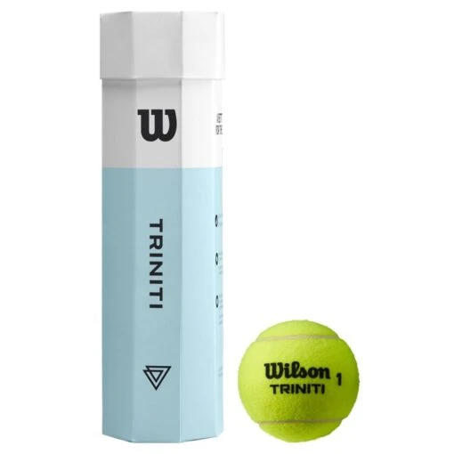 Tube De 4 Balles Wilson Triniti -Tennis Soldes tube de 4 balles wilson triniti